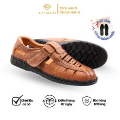 Giày Giọ Da Bò Đế Cao Su Đúc