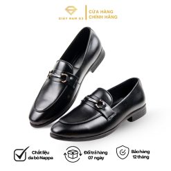 Giày Loafer Da Bò Nappa Trơn Cao Cấp GN-58